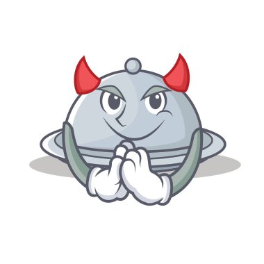 Şeytan tepsi karakter karikatür tarzı