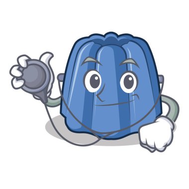 Doktor jöle karakter karikatür tarzı