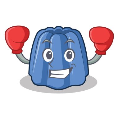 Boks jöle karakter karikatür tarzı