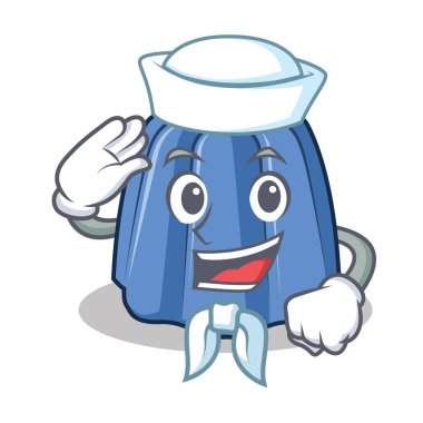 Denizci jöle karakter karikatür tarzı