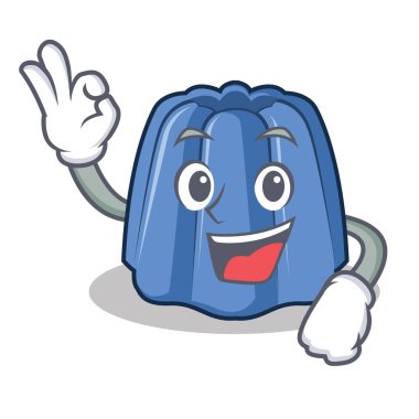 Tamam jöle karakter karikatür tarzı