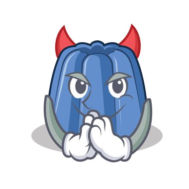 Şeytan jöle karakter karikatür tarzı