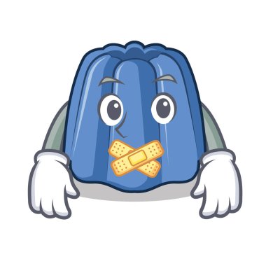 Sessiz jöle karakter karikatür tarzı