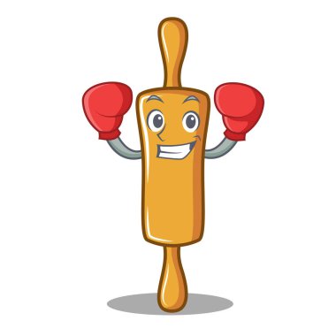 Oklava karakter karikatür boks