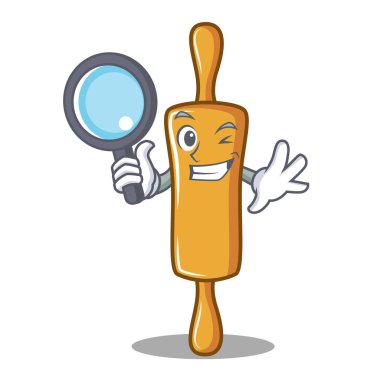 Dedektif oklava karakter karikatür