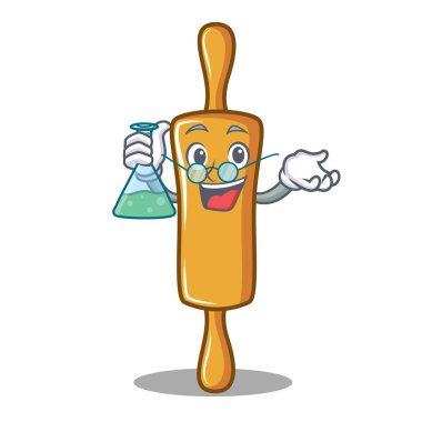 Profesör oklava karakter karikatür