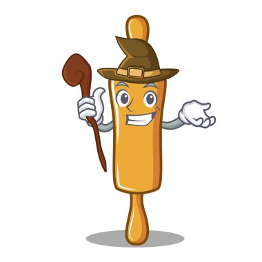 Cadı oklava karakter karikatür