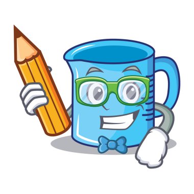 Öğrenci Ölçüm Kupası karakter karikatür