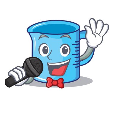 Şarkı Ölçüm Kupası karakter karikatür