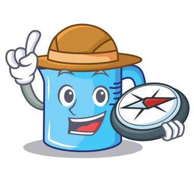 Explorer Ölçüm Kupası karakter karikatür