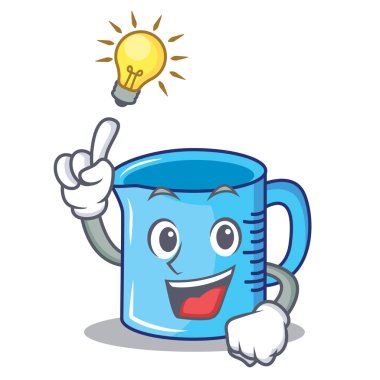 Ölçüm Kupası karakter karikatür bir fikrim var.