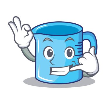 Ara beni Kupası karakter karikatür ölçme