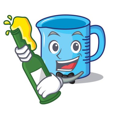 Bira Kupası karakter karikatür ölçme