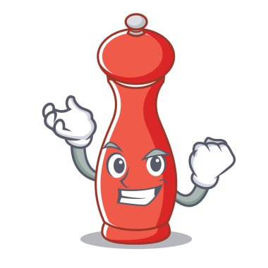 Başarılı biber mill karakter karikatür