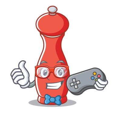 Oyun biber mill karakter karikatür