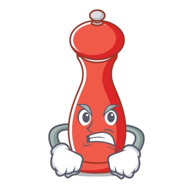 Kızgın biber mill karakter karikatür