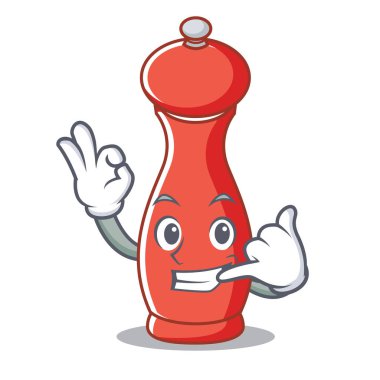 Bana karabiber değirmeni karakter karikatür de