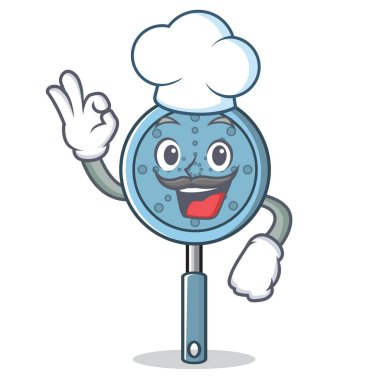 Şef Kepçe kap karakter karikatür