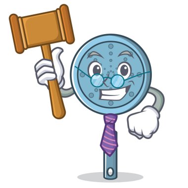 Yargıç Kepçe kap karakter karikatür