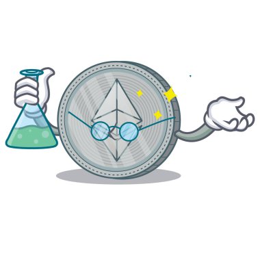 Profesör Ethereum sikke karakter karikatür