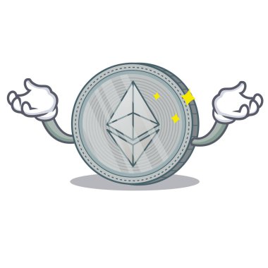 Ethereum para karakter karikatür kadar