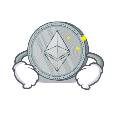 Bel Ethereum sikke karakter karikatür el