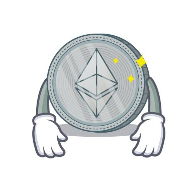 Yorgun Ethereum sikke karakter karikatür