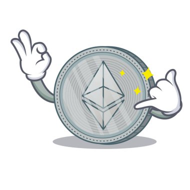 Bana Ethereum sikke karakter karikatür de