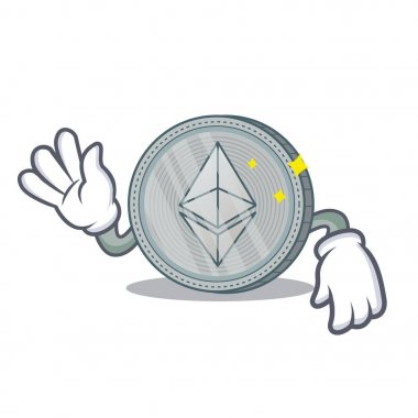 Deli Ethereum sikke karakter karikatür