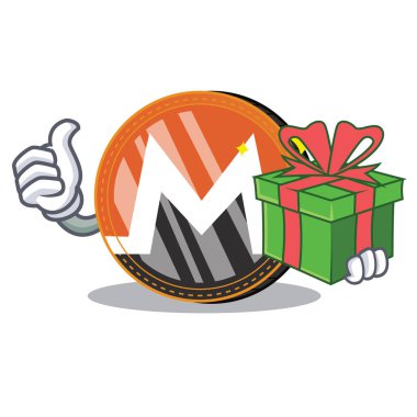Hediye Monero sikke karakter karikatür ile