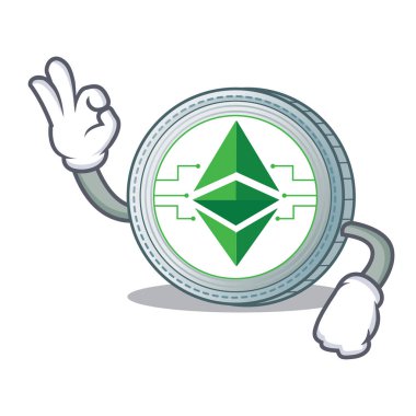 Tamam Ethereum klasik karakter karikatür