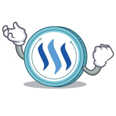 Başarılı Steem sikke karakter karikatür