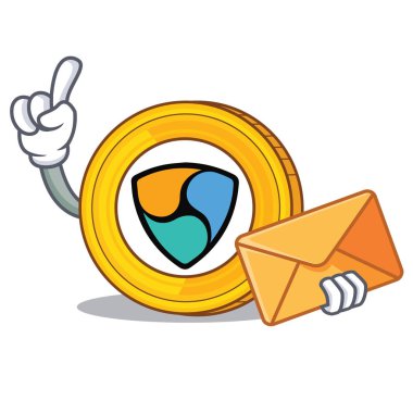 Zarf Nem sikke karakter karikatür ile