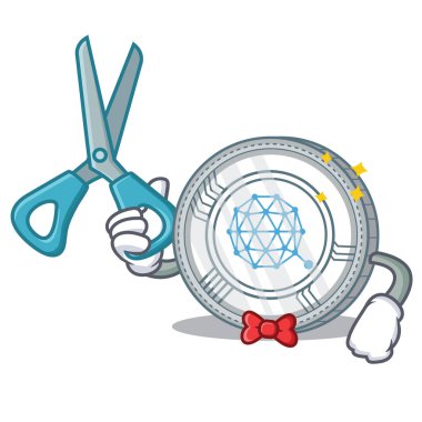 Berber Qtum sikke karakter karikatür