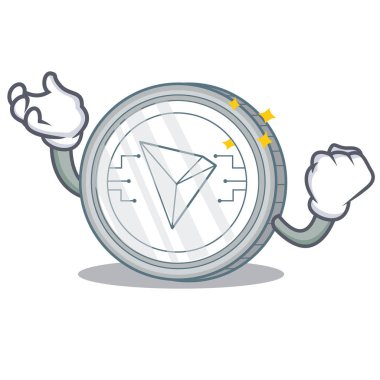 Başarılı Tron sikke karakter karikatür