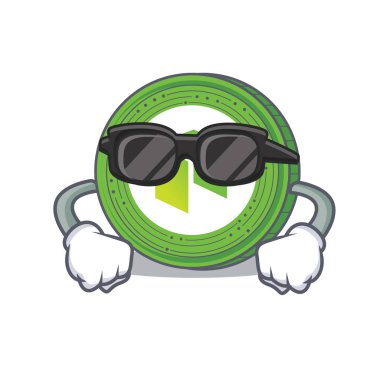 Süper cool Neo sikke karakter karikatür