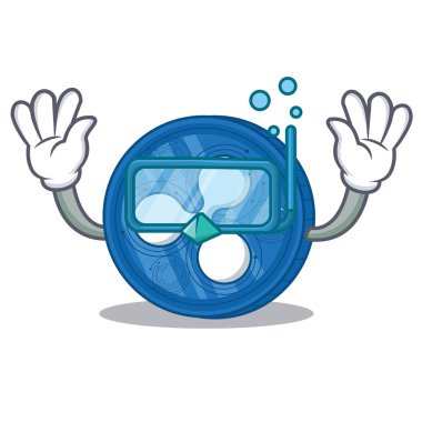 Dalış dalgalanma sikke karakter karikatür