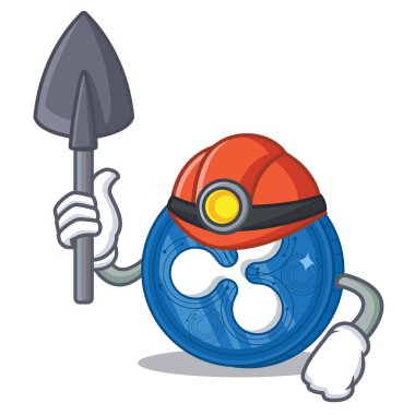 Madenci dalgalanma sikke karakter karikatür