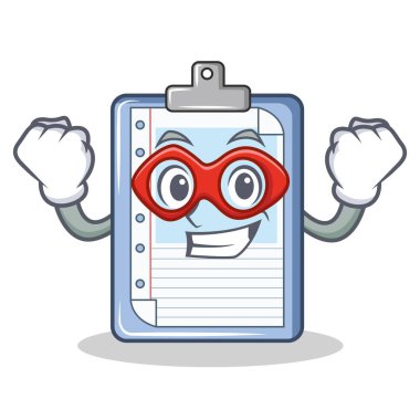 Süper kahraman Pano karakter karikatür tarzı