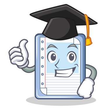 Mezuniyet Pano karakter karikatür tarzı