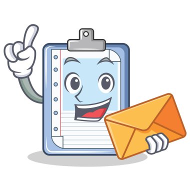 Zarf Pano karakter karikatür tarzı ile