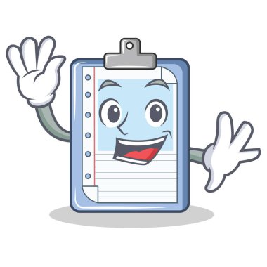 Pano karakter karikatür tarzı sallayarak