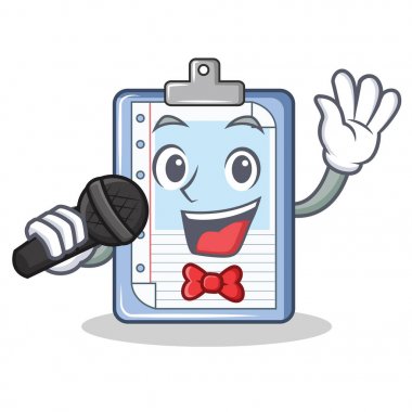 Şarkı Pano karakter karikatür tarzı