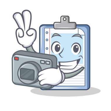 Fotoğrafçı Pano karakter karikatür tarzı