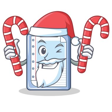 Santa şeker Pano karakter karikatür tarzı ile