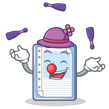 Pano karakter karikatür tarzı hokkabazlık