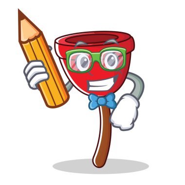 Öğrenci dalgıç karakter karikatür tarzı