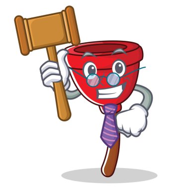 Yargıç dalgıç karakter karikatür tarzı