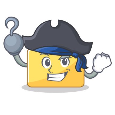 Korsan klasör karakter karikatür tarzı