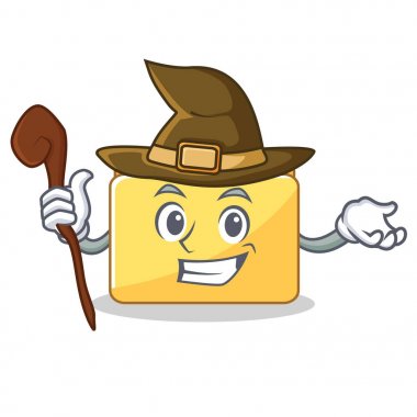 Cadı klasör karakter karikatür tarzı